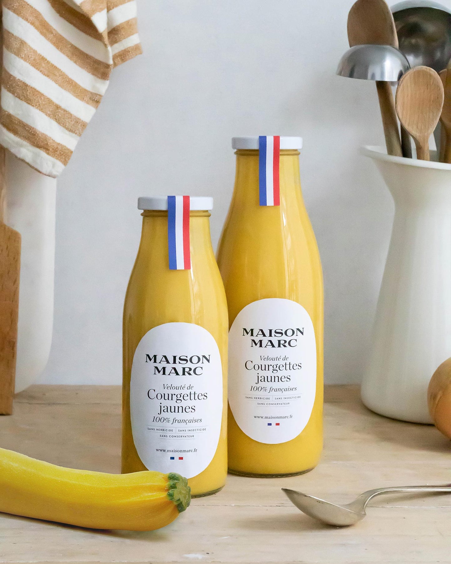 Velouté de Courgettes Jaunes - Maison Marc