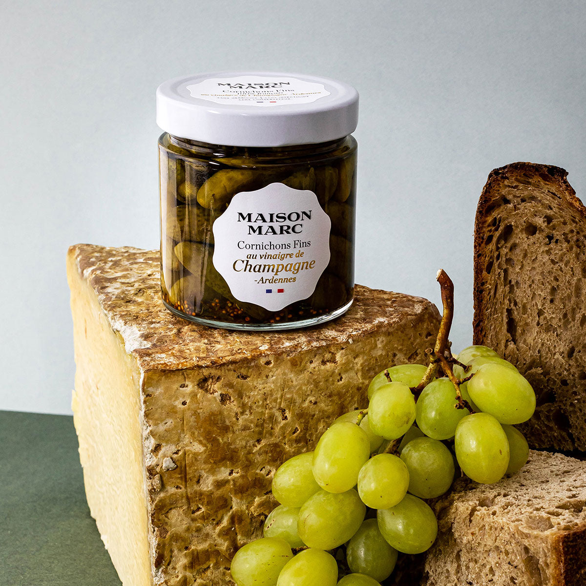 Cornichons Fins au Vinaigre de Champagne - Maison Marc