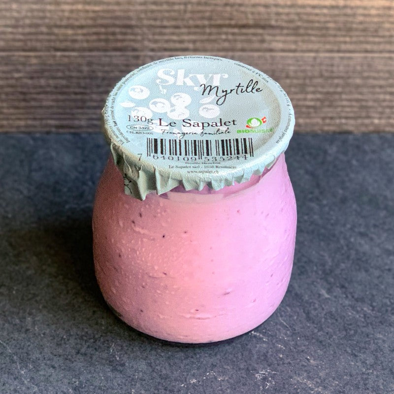 Skyr à la Myrtille bio - Le Sapalet
