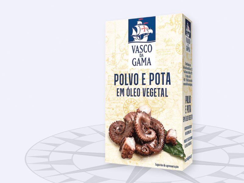 Octopus and Squid in Vegetable oil - Vasco Da Gama