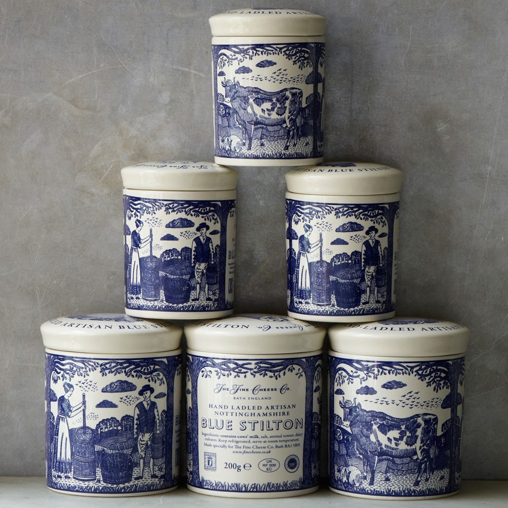Ceramic Stilton Pot - The Fine Cheese Co.