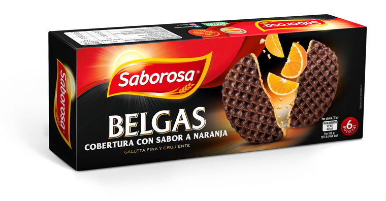 Chocolate and Orange Flavoured Cookies - Belgas