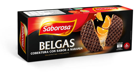 Chocolate and Orange Flavoured Cookies - Belgas