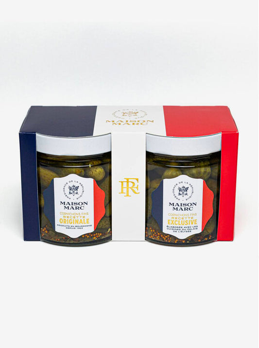 Coffret Élysée Cornichons Fins - Maison Marc