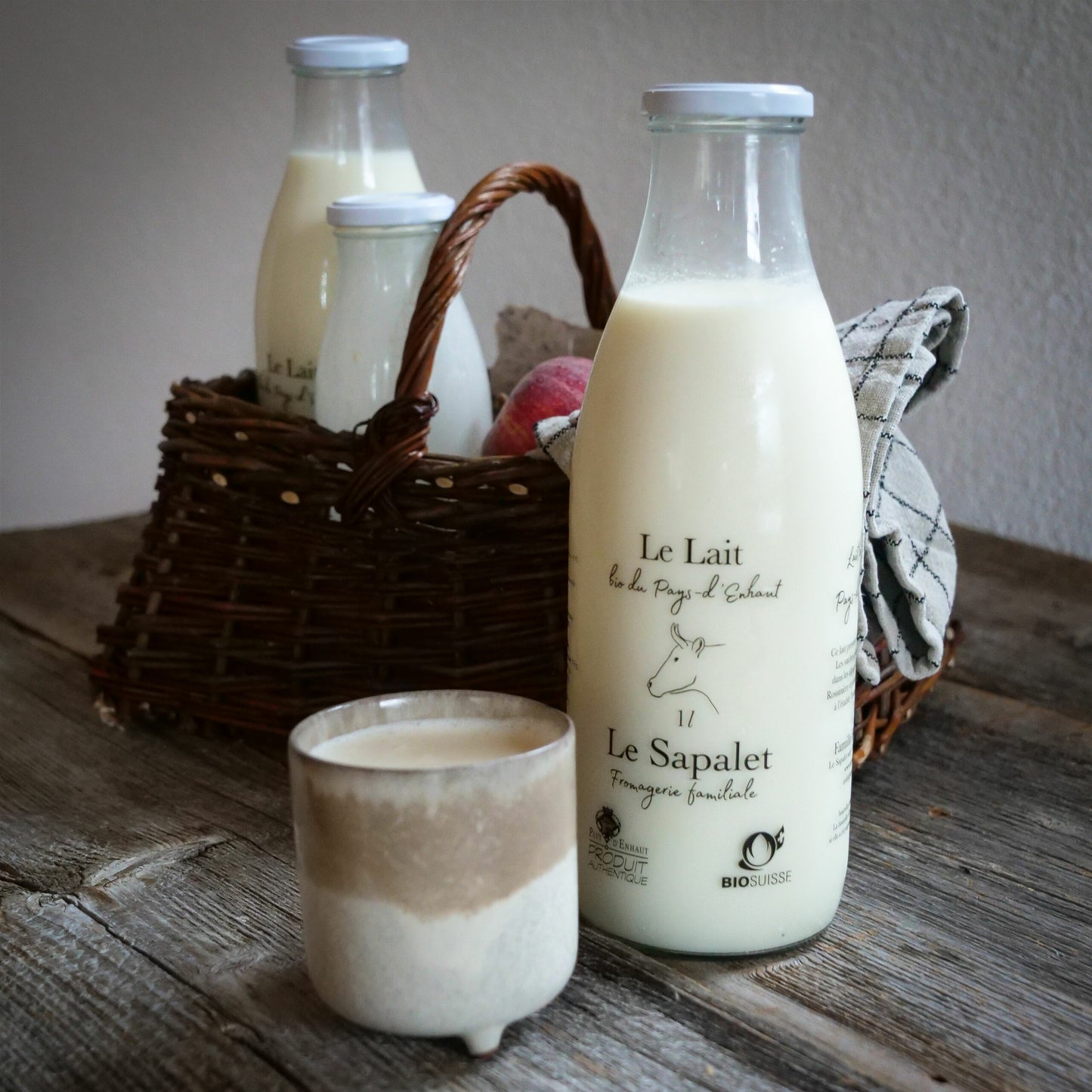 Lait de Vache Pasteurisé - Le Sapalet