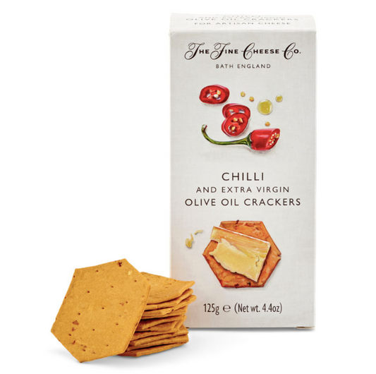 Chilli and Extra Virgin Olive Oil Crackers - The Fine Cheese and Co.