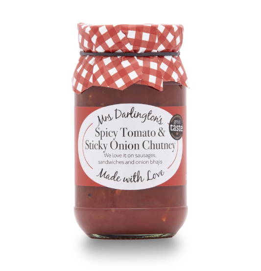 Spicy Tomato & Sticky Onion Chutney - Mrs. Darlington's