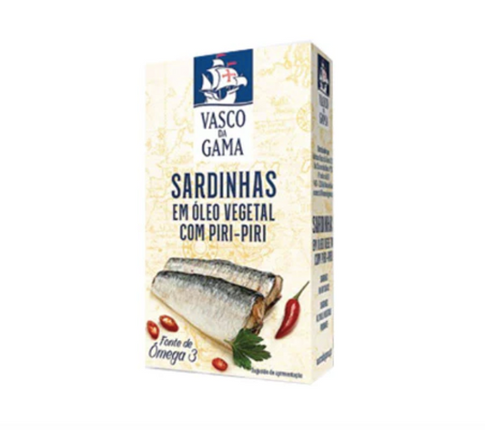 Sardines in Vegetable Oil with Piri-Piri - Vasco Da Gama