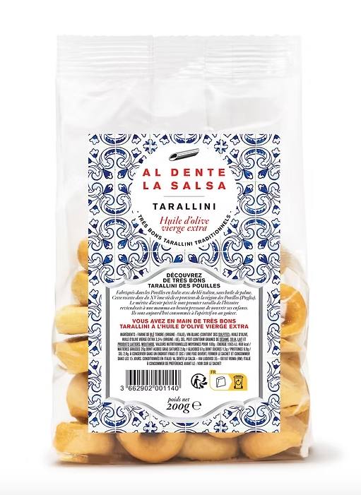Tarallini Huile D'Olive Vierge Extra - Al Dente La Salsa