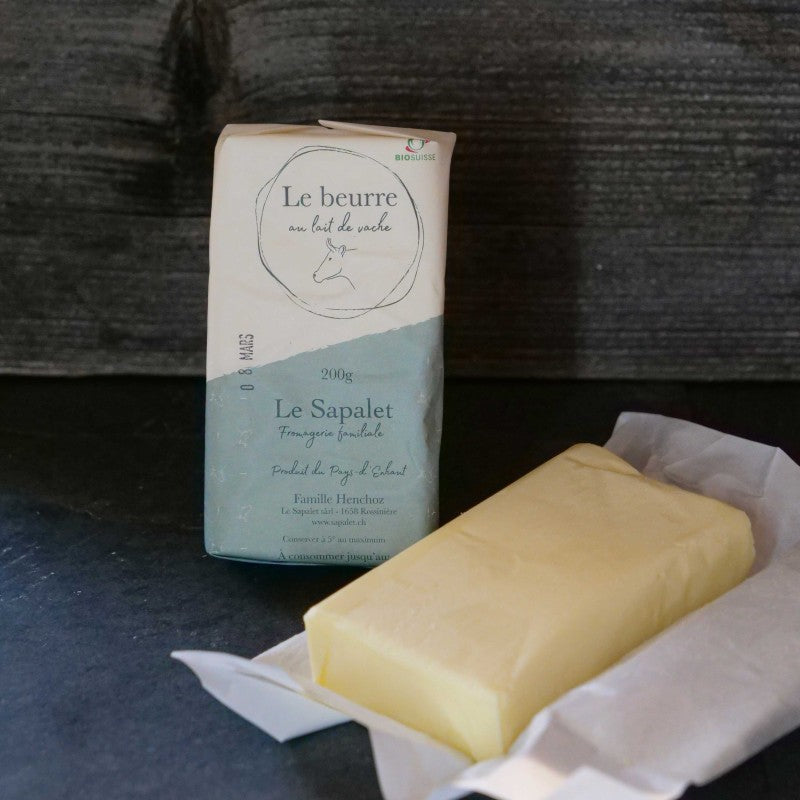 Beurre de Vache bio - Le Sapalet