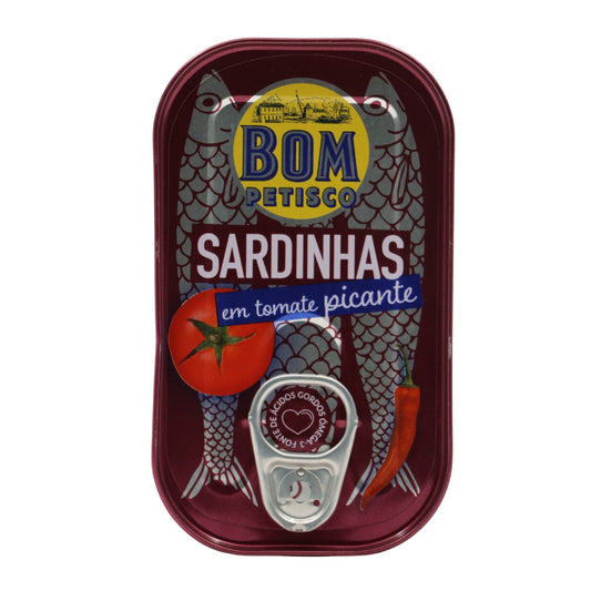 Sardines in Spicy Tomato - BOM petisco