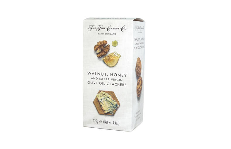 Walnut, Honey and Extra Virgin Olive Oil Crackers - The Fine Cheese Co.
