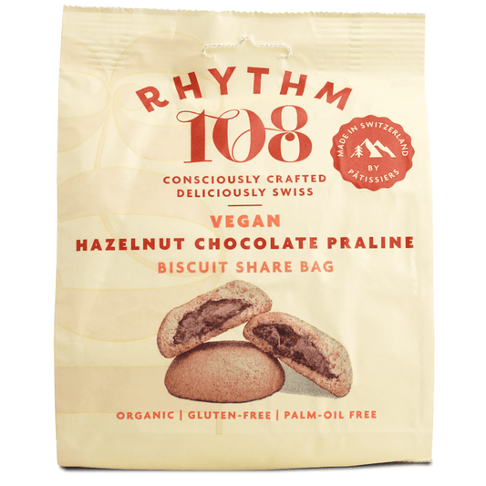 Gluten free and Vegan Hazelnut Chocolate Praline - Rhythm 108
