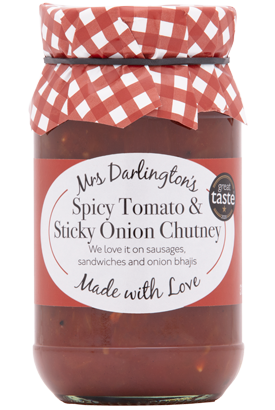 Spicy Tomato & Sticky Onion Chutney - Mrs. Darlington's