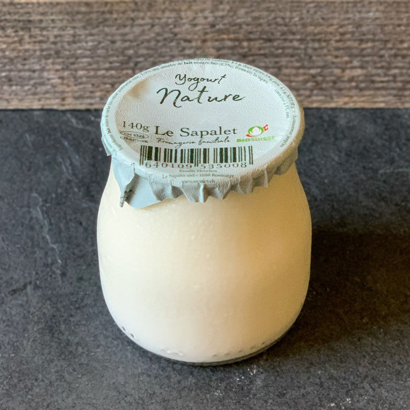 Yogourt Nature bio - Le Sapalet