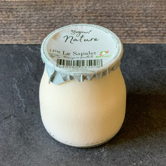 Yogourt Nature bio - Le Sapalet